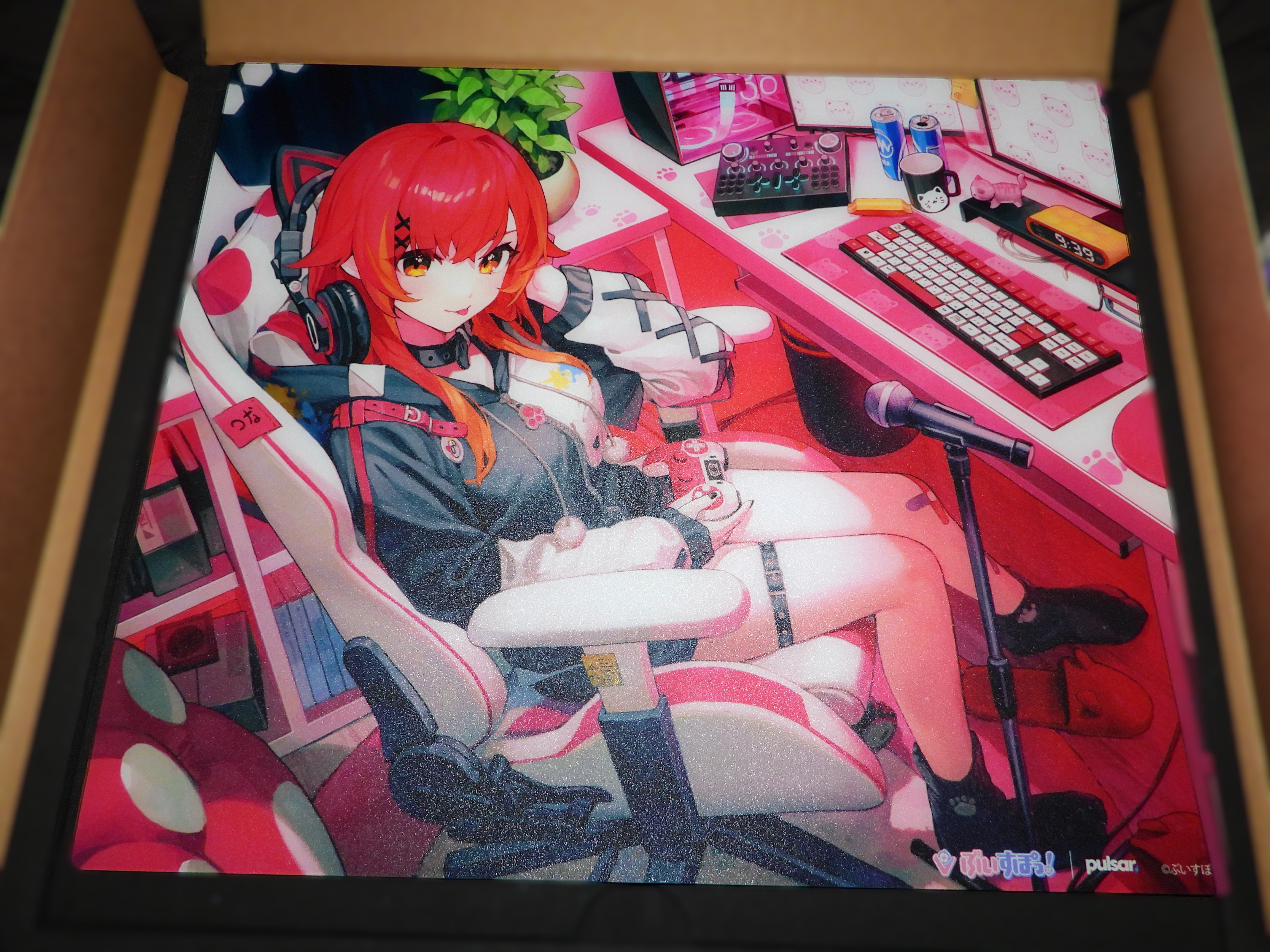 ゲーミングガラスマウスパッド